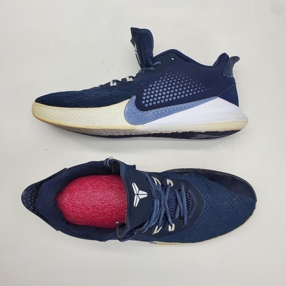 Nike Shoes Men's 11.5 Kobe Mamba Fury TB Navy Blue Sneakers CK6632-400 - Picture 13 of 16